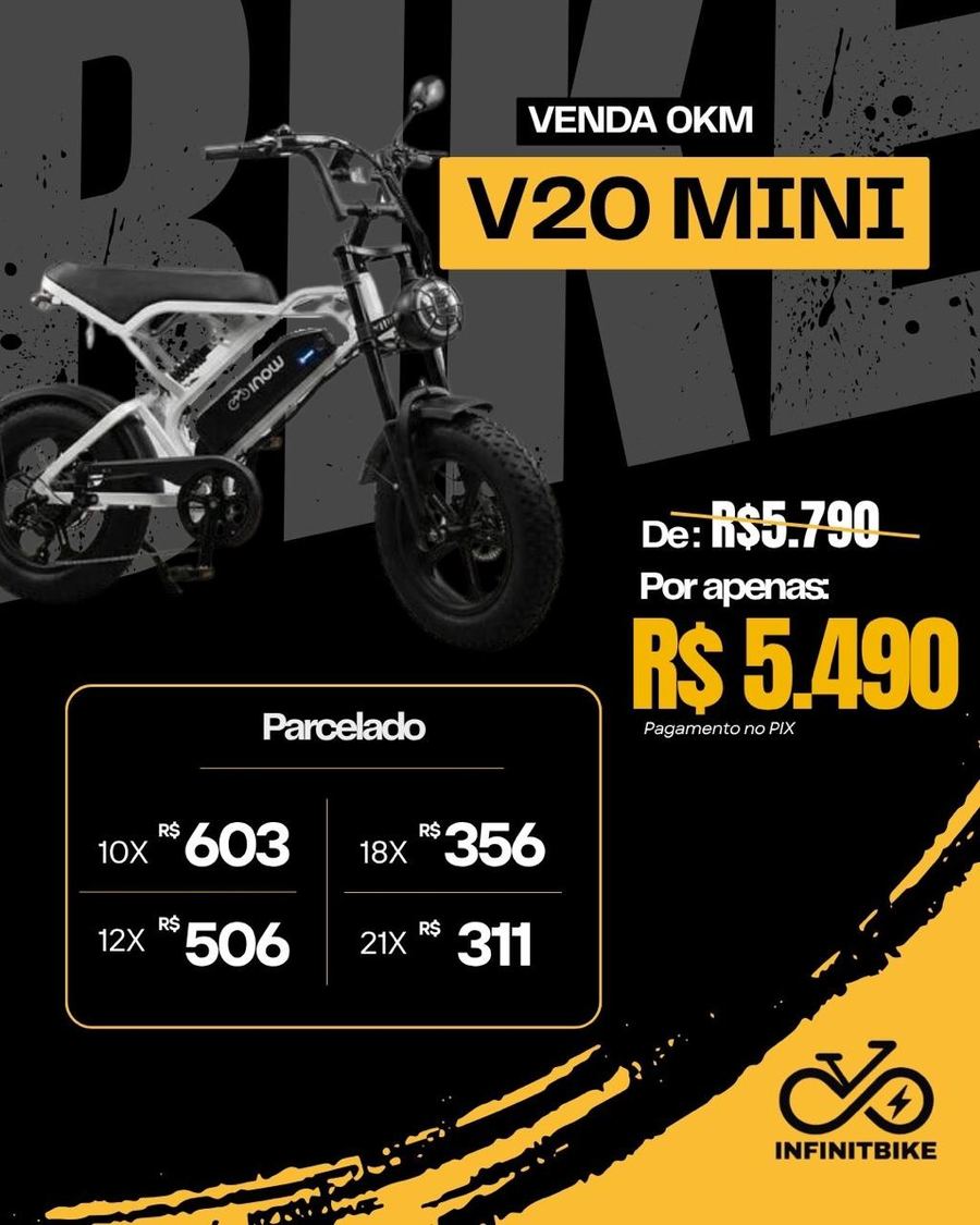 V20 Mini — R$ 5.490 no PIX