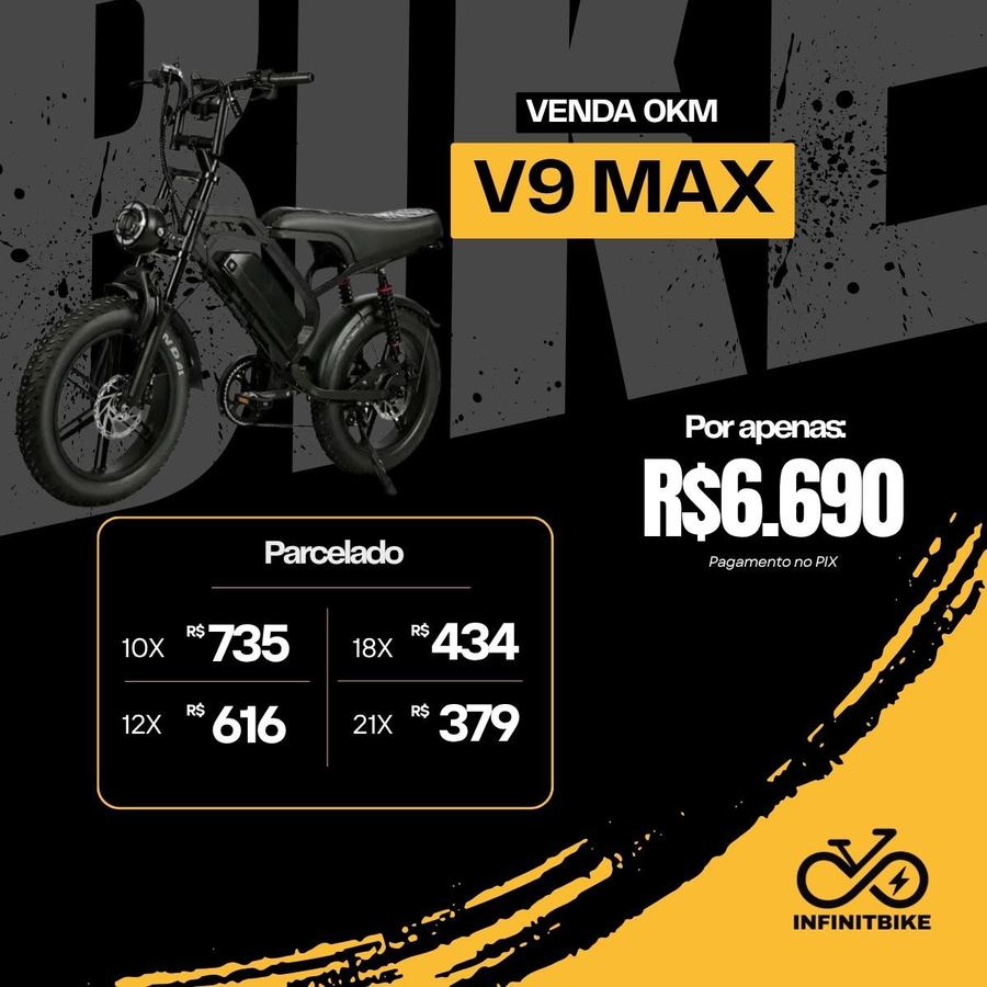 V9 Max — R$ 6.690 no PIX